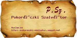 Pokoráczki Szalvátor névjegykártya